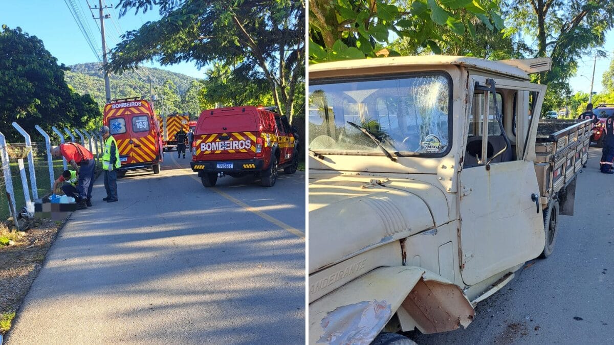Jovem perde a vida em acidente nessa sexta-feira (13) (Foto: Corpo de Bombeiros Militar, Divulgação)