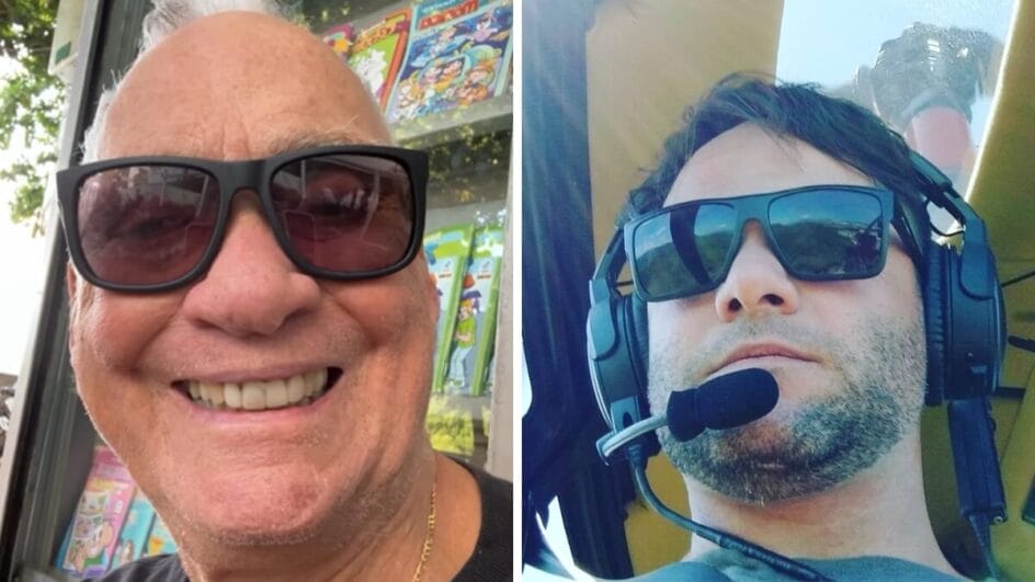 Everaldo e Valentim eram pai e filho (Foto: Redes sociais, Reprodução)