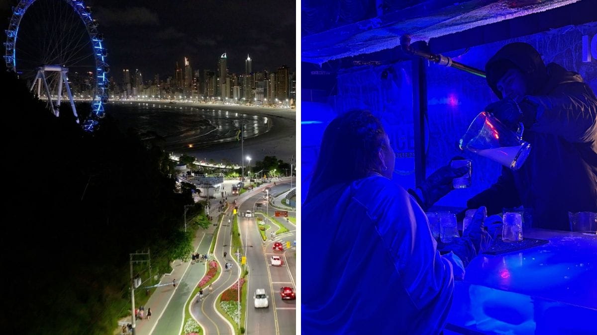 Balneário Camboriú terá bar de gelo com bebida liberada e temperatura abaixo de zero
