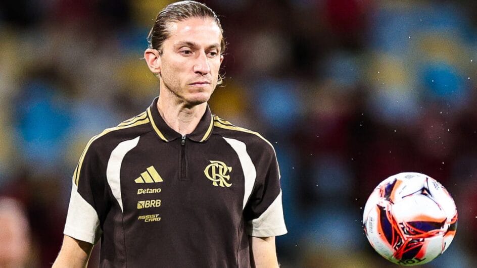 Filipe Luís, agora ex-técnico do Flamengo