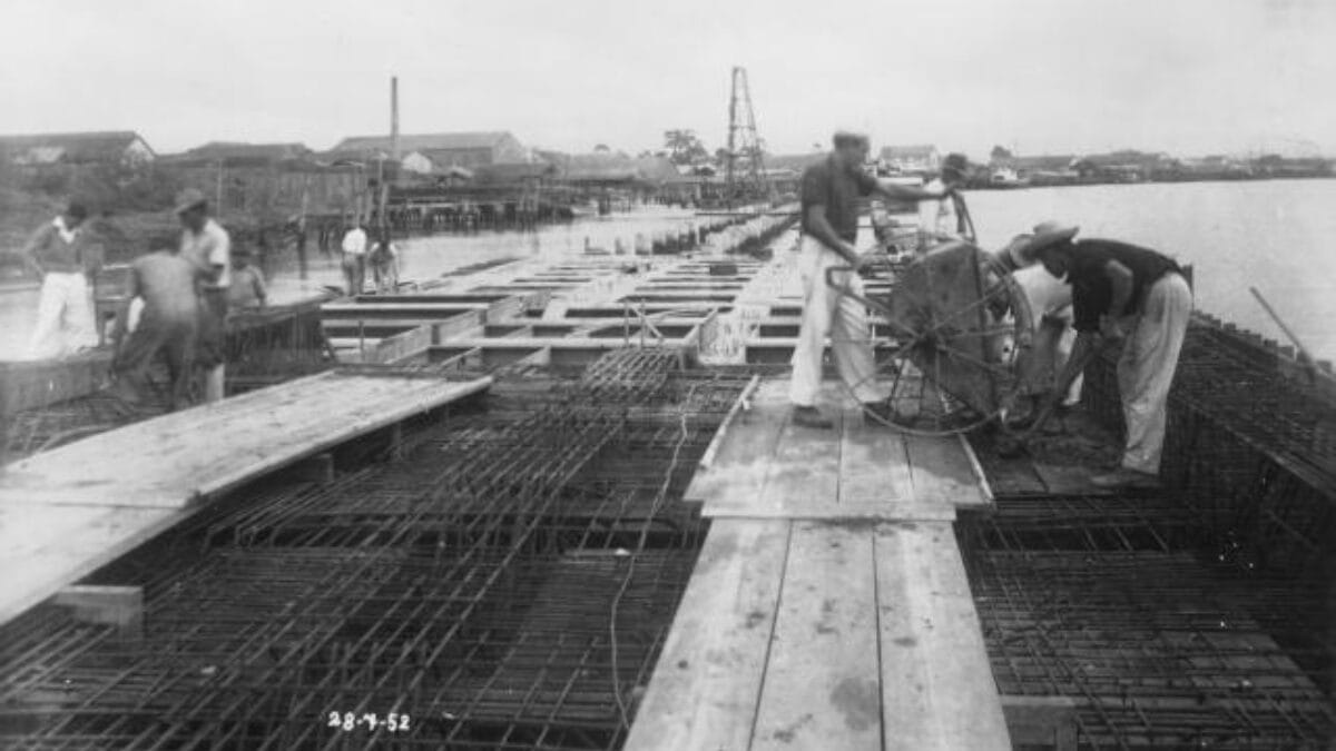 Conhe&ccedil;a como era o Porto de Itaja&iacute; antigamente (Foto: Porto de Itaja&iacute;, Arquivo) 