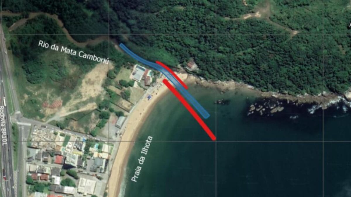 Prefeitura de Itapema construirá molhe na Ilhota em obra milionária (Foto: Prefeitura de Itapema, Divulgação)