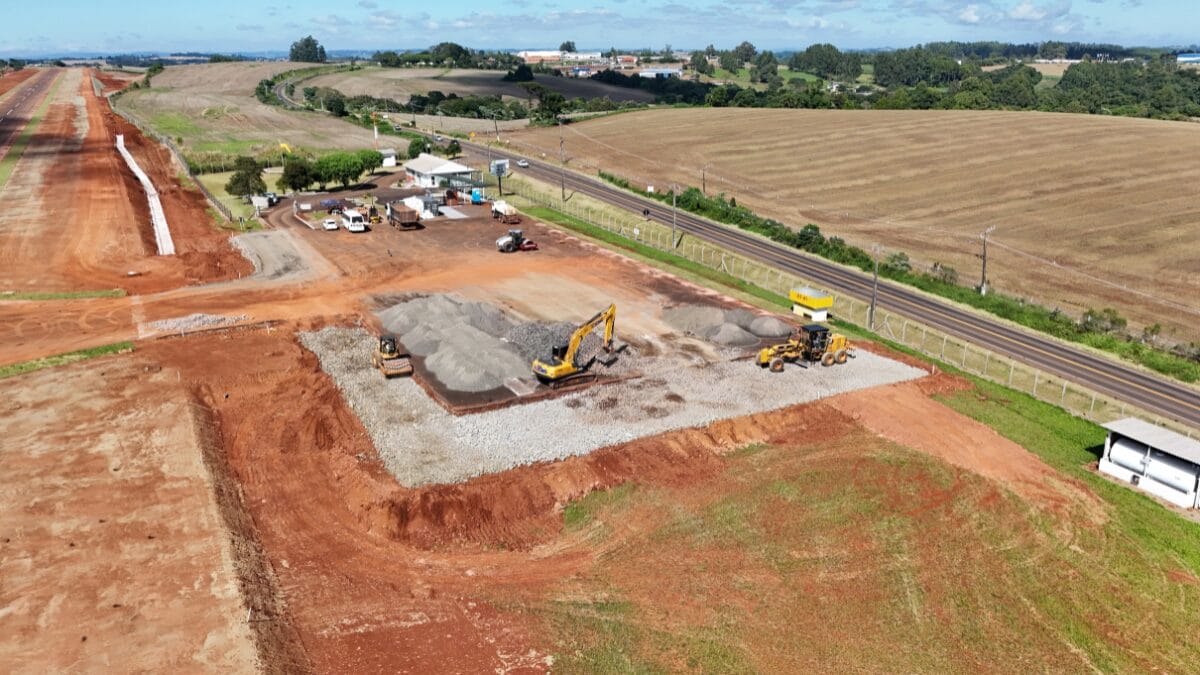 Aeroporto Regional H&eacute;lio Wassun, em S&atilde;o Miguel do Oeste