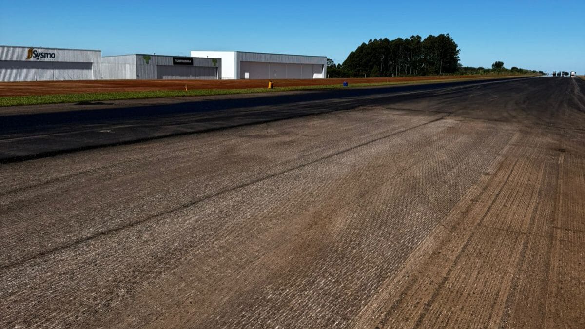 Aeroporto Regional H&eacute;lio Wassun, em S&atilde;o Miguel do Oeste