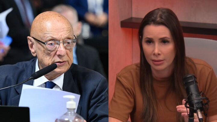 Esperidião Amin e Carol de Toni