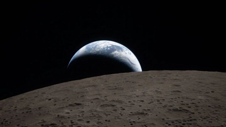 Fotos da Lua feita pela NASA (Crédito: NASA)