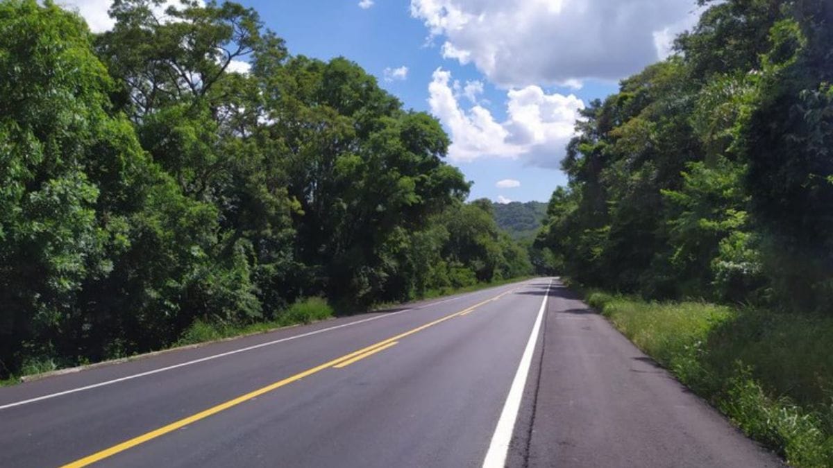 BR-153/SC em Concórdia