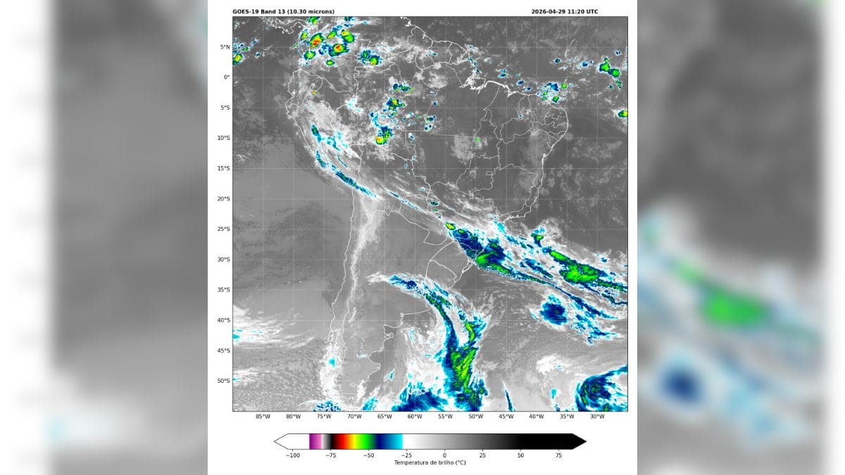 Imagem de sat&eacute;lite