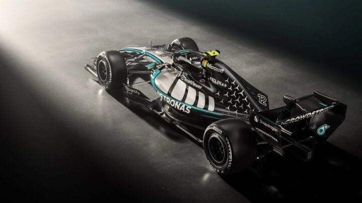 W17 da Mercedes para a temporada da F1 (Foto: Mercedes, Divulgação)