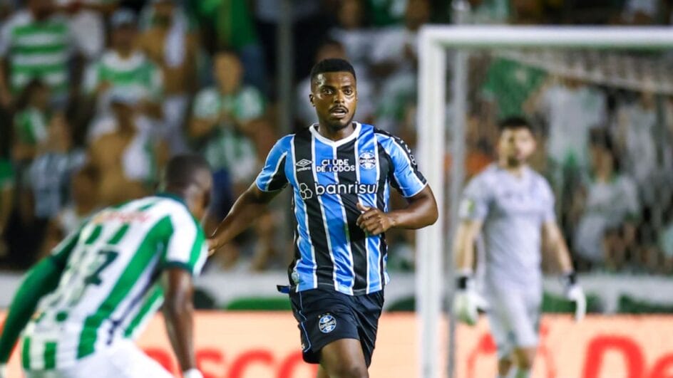 Jemerson estava no Grêmio em 2025 (Foto: Lucas Uebel, GFPBA)