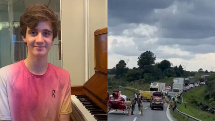 Lapo Sganzerla Bordin, de 15 anos, morreu em um acidente no PR
