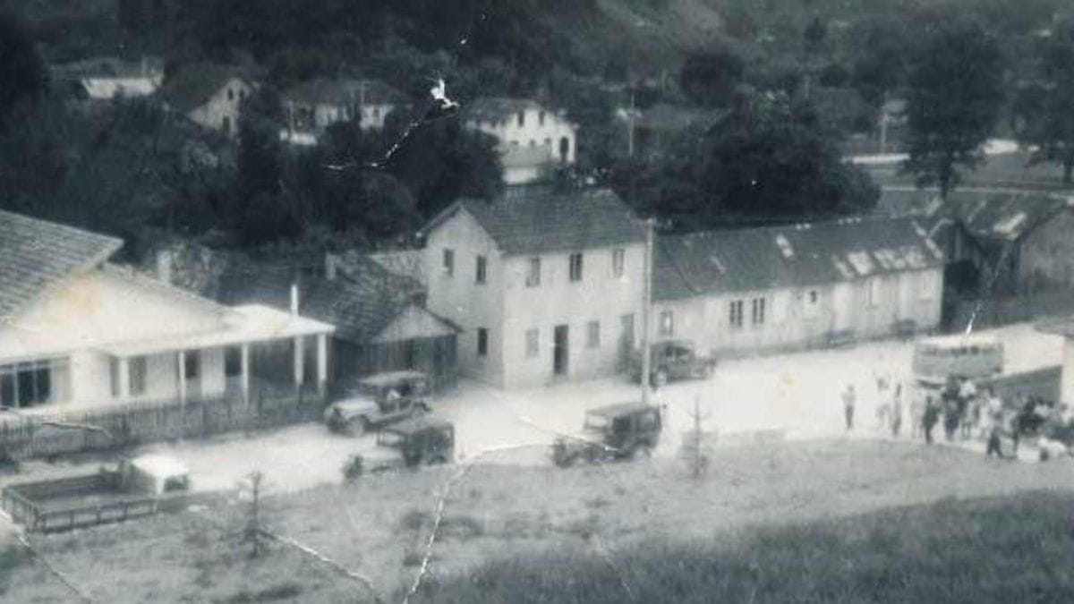 Foto hist&oacute;rica de Anit&aacute;polis, em SC