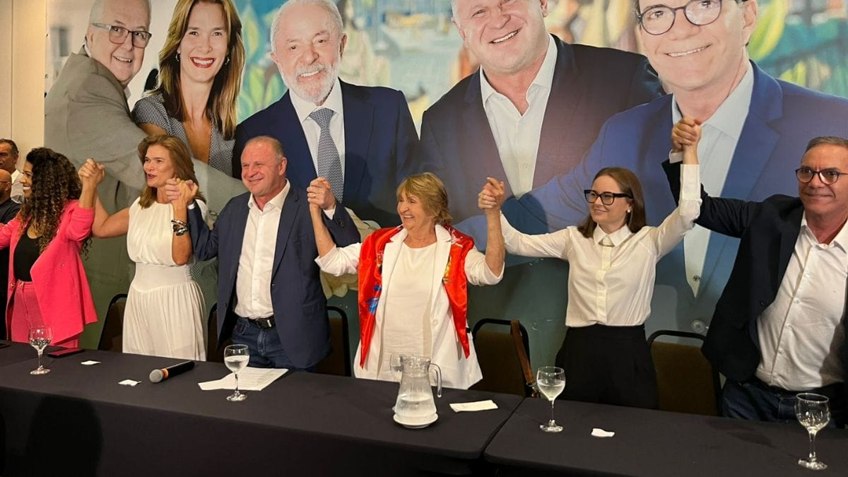 Gelson Mer&iacute;sio, Angela Albino, Decio Lima e Luci Choinacki