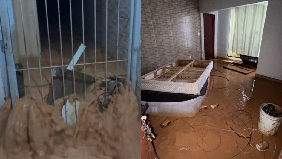 Mar de lama invade casa de morador pela 4° vez em SC após fortes chuvas Sensação horrível