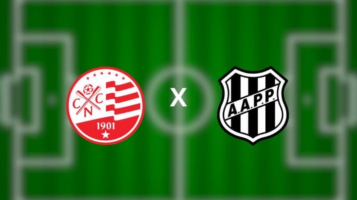 Arte com escudo do Náutico e da Ponte Preta