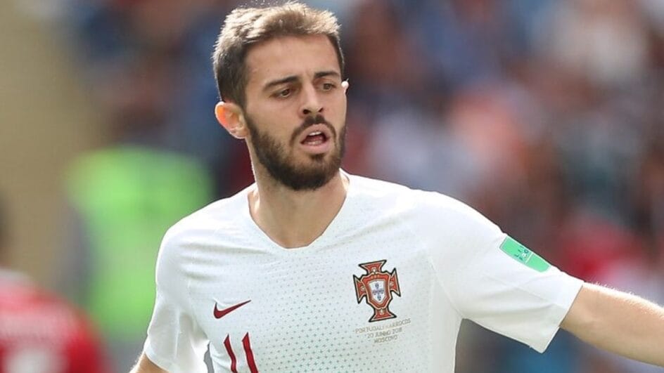 Bernardo Silva com a camisa de Portugal (Foto: Anton Zaytsev, Wikimedia Commons)
