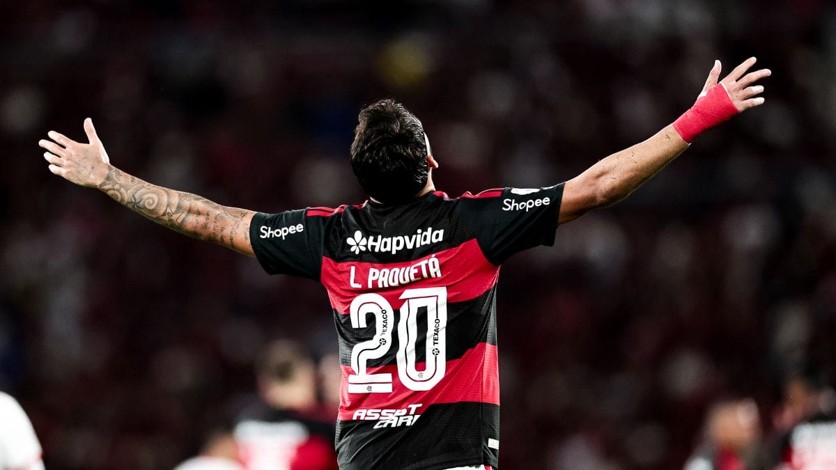 Paquetá marcou pelo Flamengo no Maracanã (Foto: Gilvan de Souza, Flamengo)