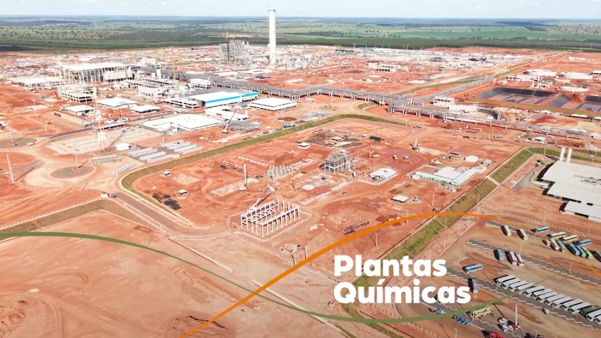 Projeto Sucuri&uacute; megaf&aacute;brica celulose avan&ccedil;o das obras