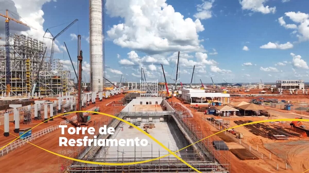 Projeto Sucuri&uacute; megaf&aacute;brica celulose avan&ccedil;o das obras