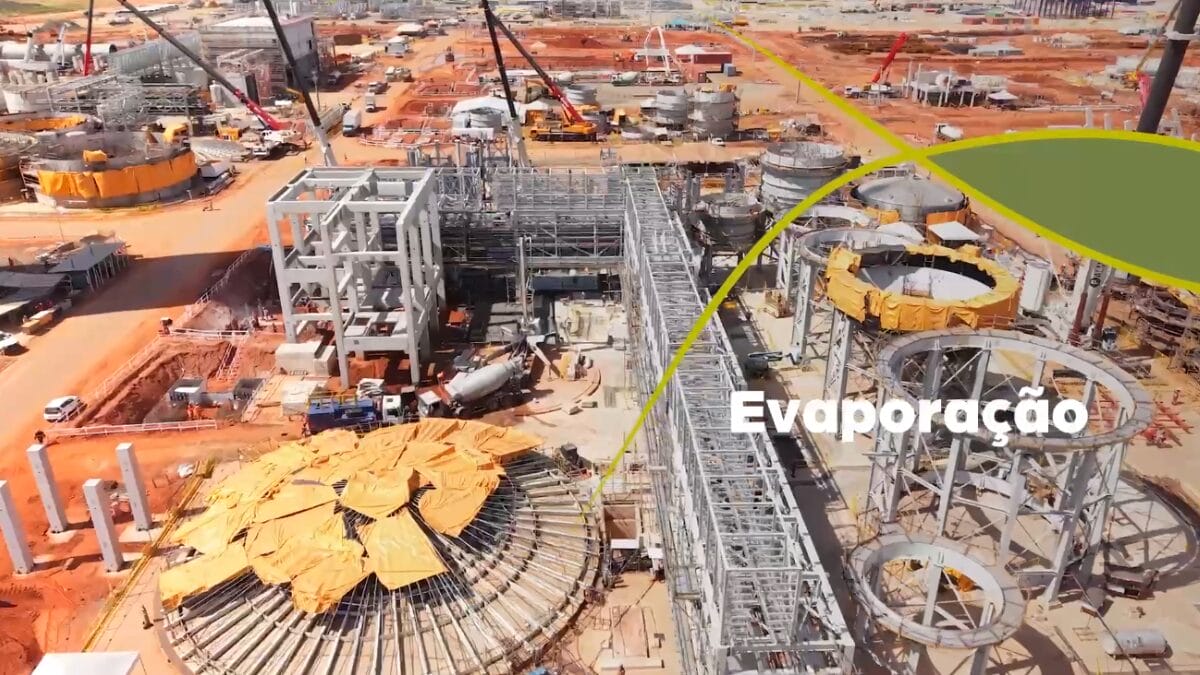 Projeto Sucuri&uacute; megaf&aacute;brica celulose avan&ccedil;o das obras