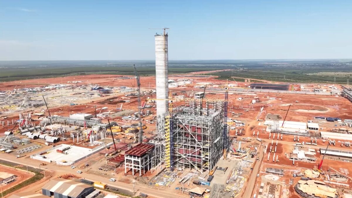 Projeto Sucuri&uacute; megaf&aacute;brica celulose avan&ccedil;o das obras