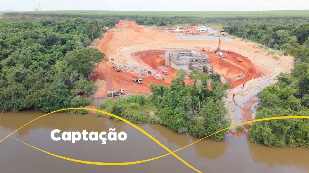 Projeto Sucuri&uacute; megaf&aacute;brica celulose avan&ccedil;o das obras
