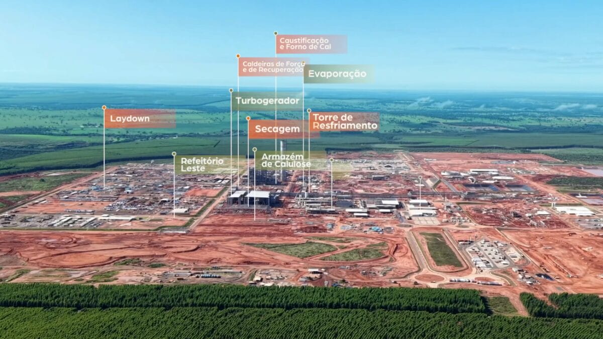Projeto Sucuri&uacute; megaf&aacute;brica celulose avan&ccedil;o das obras