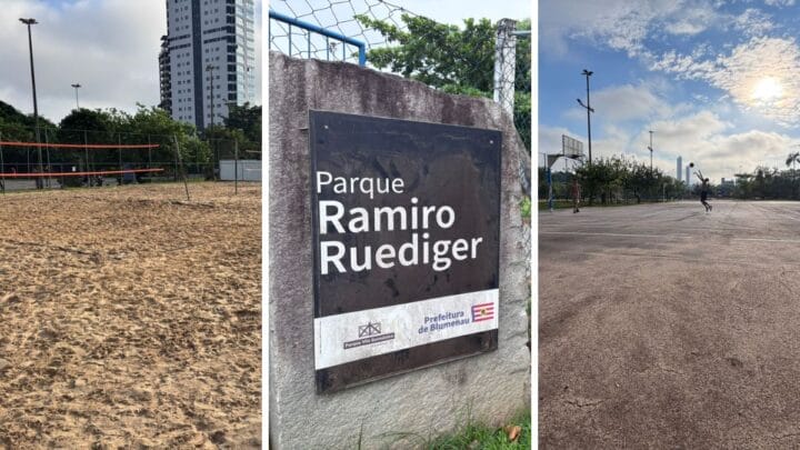 Quadras do Ramiro Ruediger vão mudar de tamanho com reforma do parque