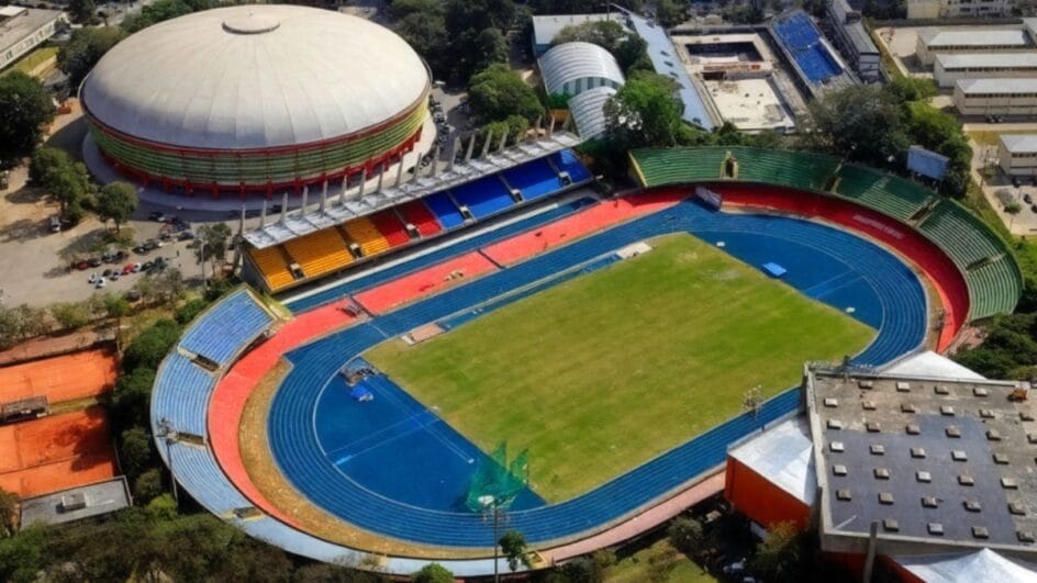 Estádio Ícaro de Castro Mello, no coração de SP (Foto: Agência SP, Divulgação)