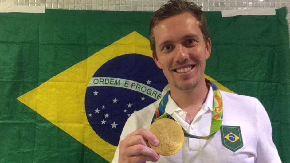 Bebeto estava na comissão técnica campeã olímpica de 2016 (Foto: Arquivo Pessoal)