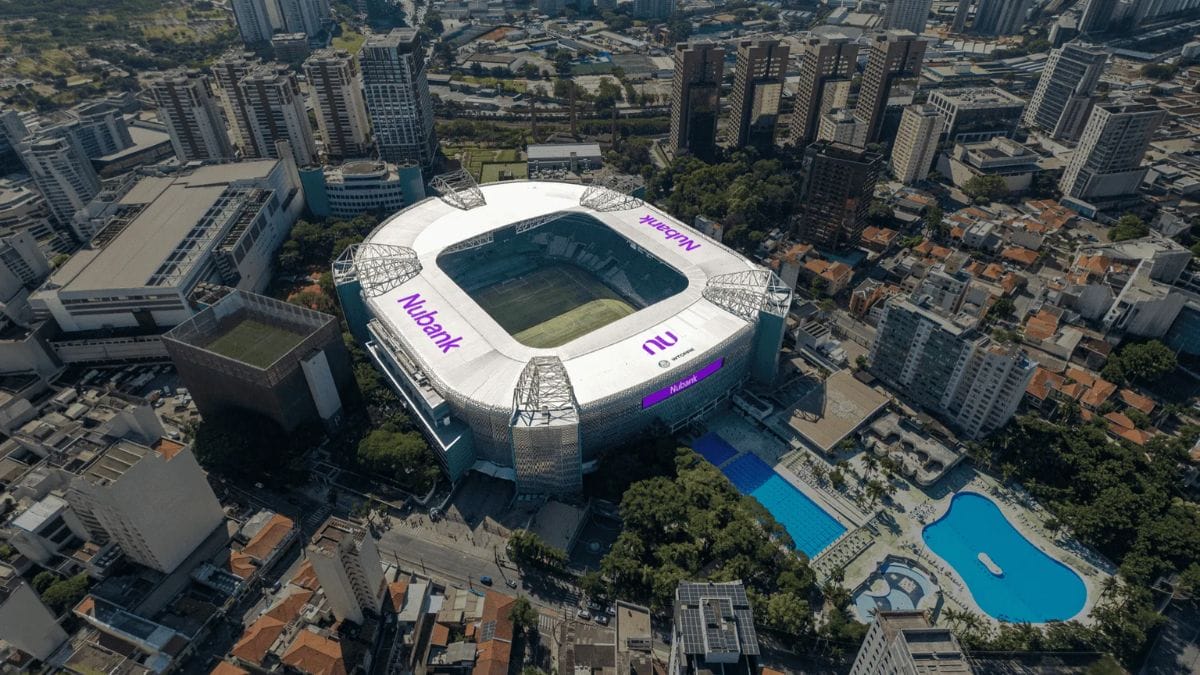 Estádio do Palmeiras será renomeado pelo Nubank (Foto: Nubank, Divulgação)
