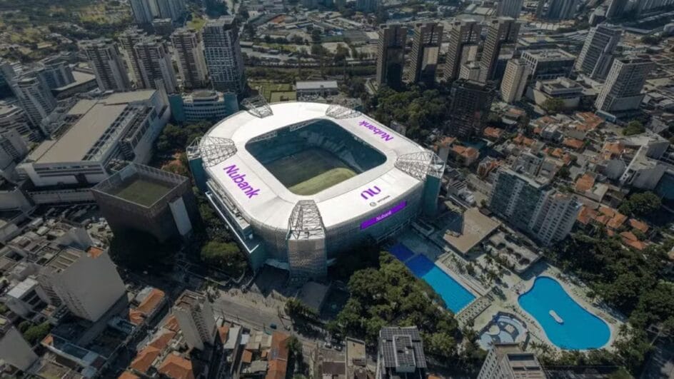 Nubank assumiu os naming rights do estádio do Palmeiras (Foto: Nubank, Reprodução)