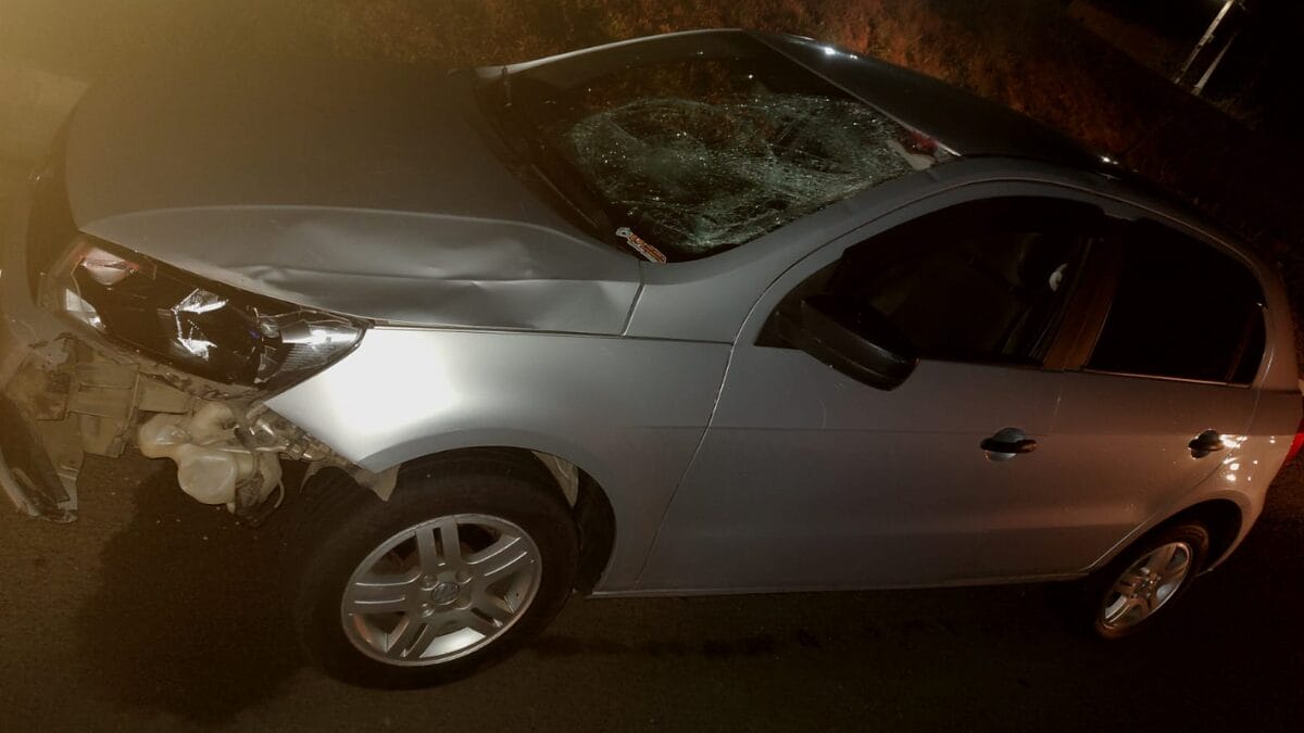 Ciclista foi atropelado por carro na BR-116