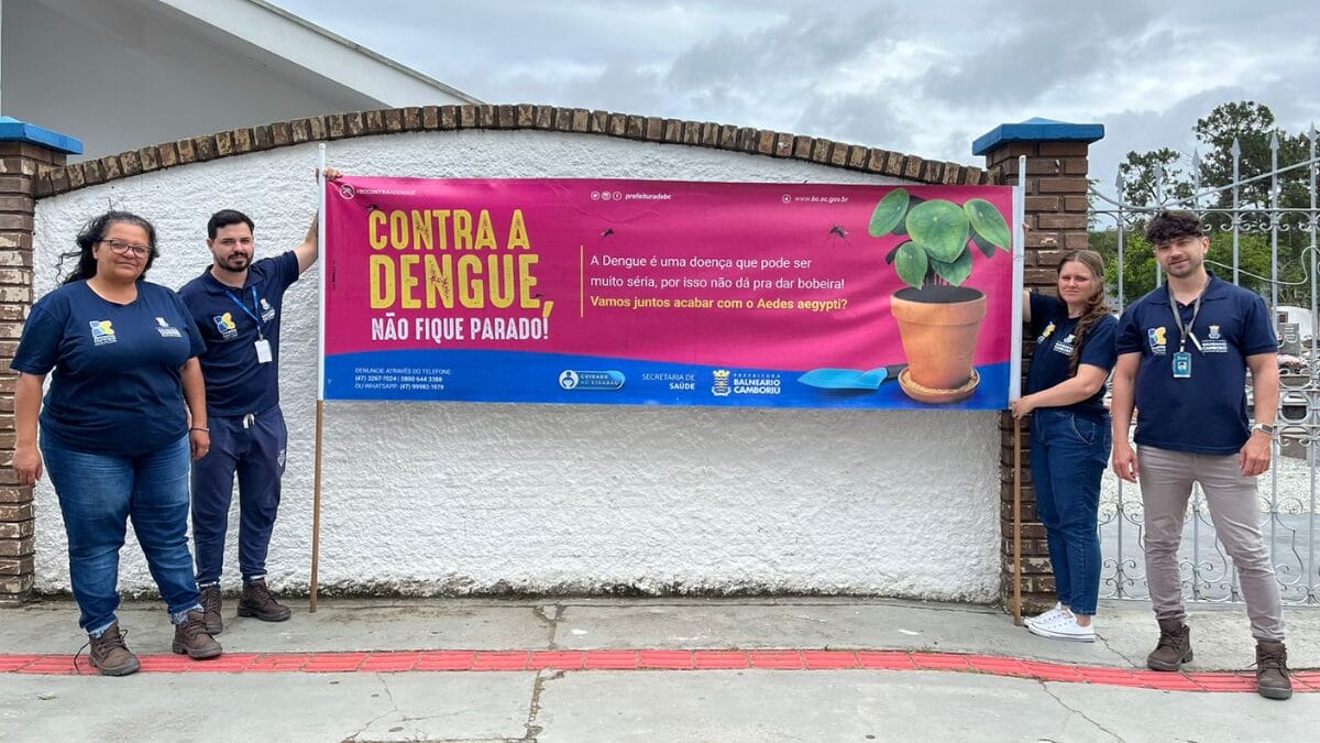 Redu&ccedil;&atilde;o de casos de dengue em Balne&aacute;rio Cambori&uacute;