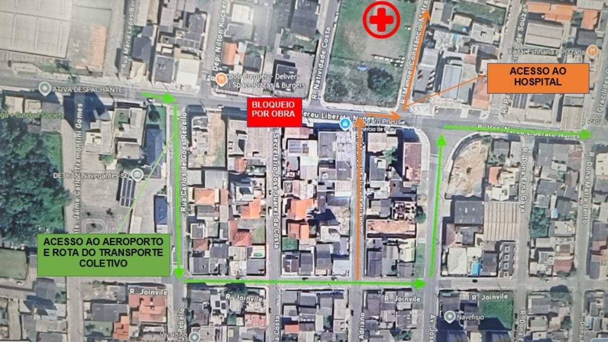 Mudanças no trânsito de Navegantes