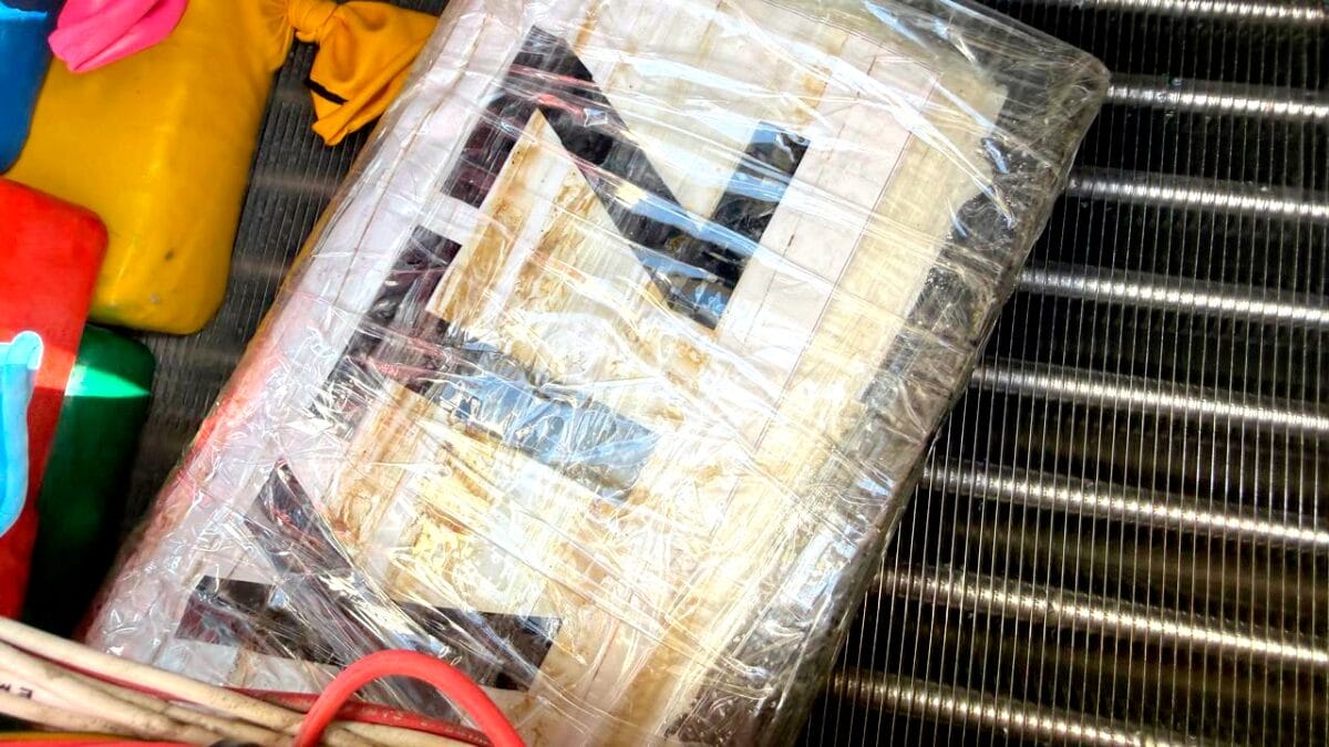 Coca&iacute;na &eacute; encontrada no Porto de Navegantes