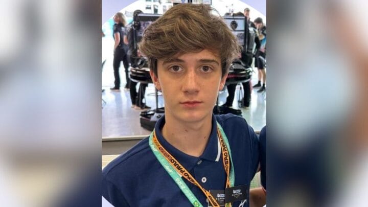 Lapo Sganzerla Bordin, de 15 anos, herdeiro do grupo Barigui