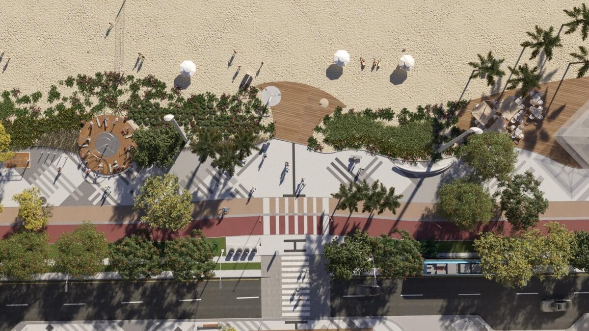 Veja como ficar&aacute; a nova Praia Central