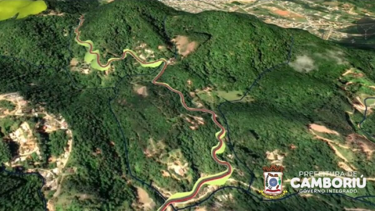 Projeto 3d do Morro do Encano em Itapema e Cambori&uacute;