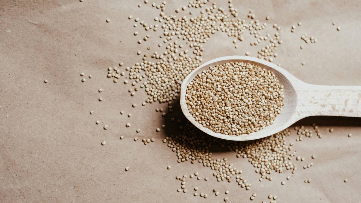 O amaranto é considerado um dos grãos mais nutritivos e ricos em proteína vegetal (Foto: Pexels)