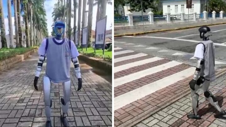 robô humanoide em joinville