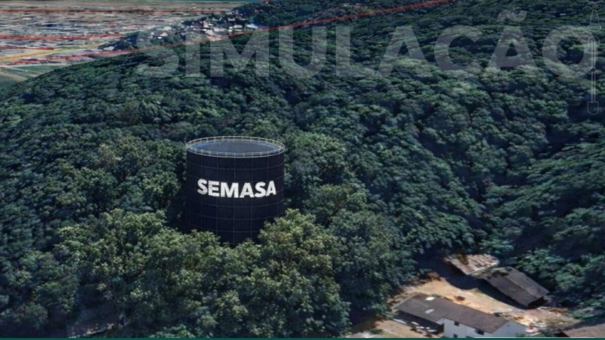 Simula&ccedil;&atilde;o mostra onde ser&atilde;o os novos reservat&oacute;rios de &aacute;gua de Itaja&iacute;