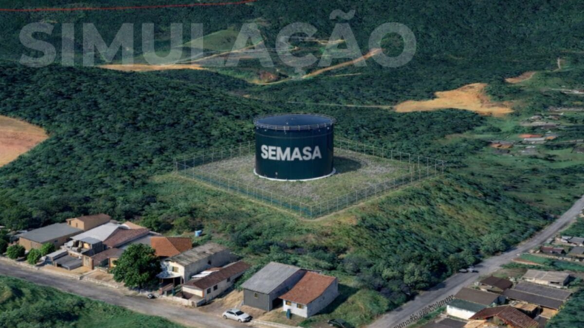 Simula&ccedil;&atilde;o mostra onde ser&atilde;o os novos reservat&oacute;rios de &aacute;gua de Itaja&iacute;