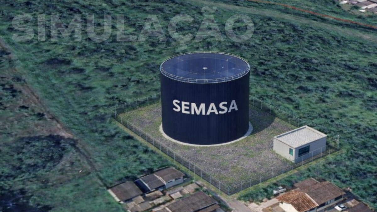 Simula&ccedil;&atilde;o mostra onde ser&atilde;o os novos reservat&oacute;rios de &aacute;gua de Itaja&iacute;