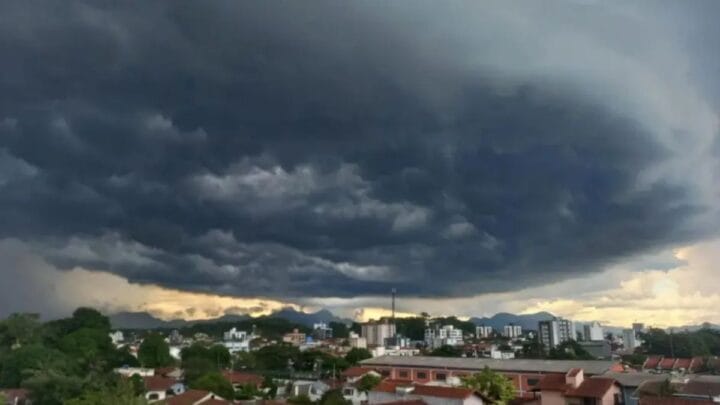 temporais em joinville