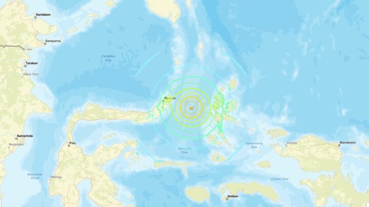 Terremoto foi registrado próximo a ilha da Indonésia