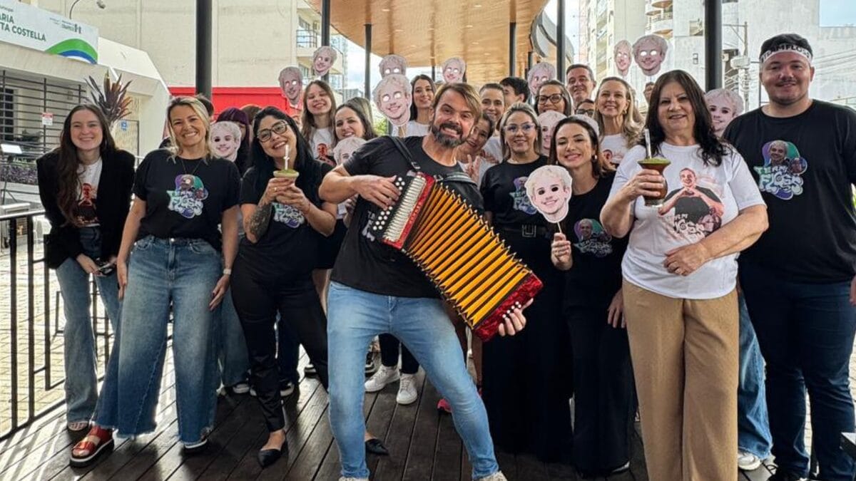 Torcida do Juliano Floss em Chapecó