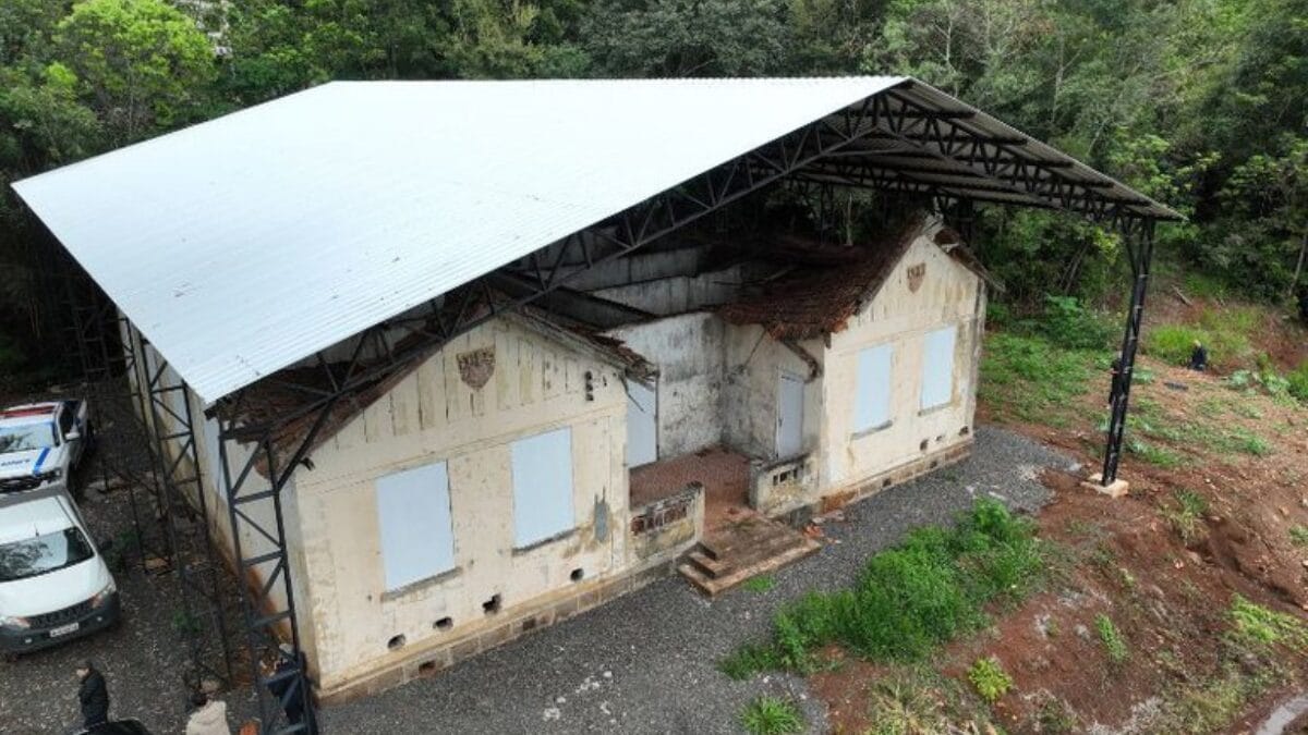 Estação Ferroviária Uruguai, em Piratuba