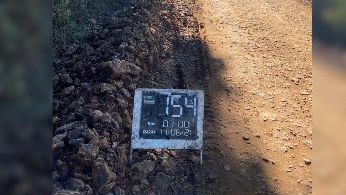 Pavimentação da SC-154 no Oeste de SC