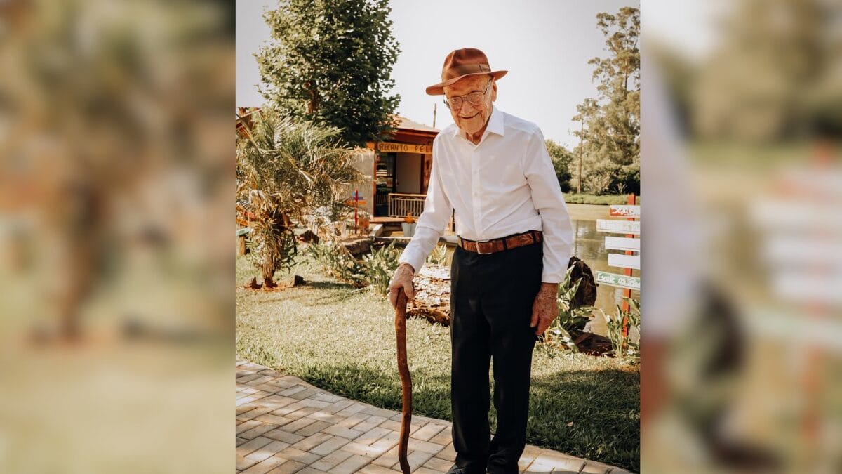 Idoso 100 anos em Bom Jesus